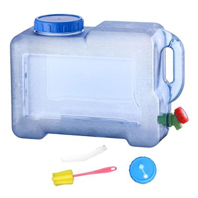 Portable Water Container Water Bottle Carrier with Faucet, 8L Water Storage Jug