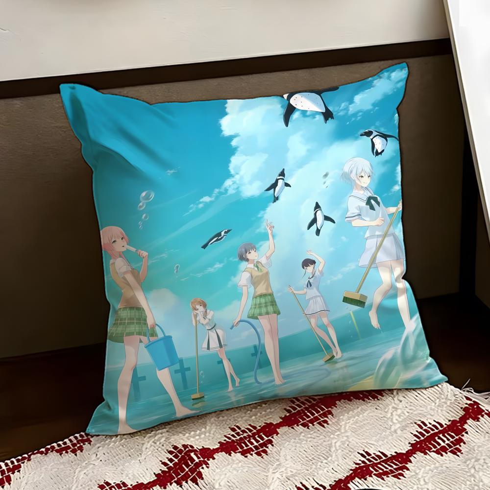 

Anime BBanG DDream Its MyGO Cushion Cover Reversible Soft Durable Pillow Cover Home Car MultiScene Use for Daily Comfort 30X30cm