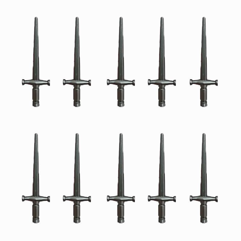 MOC Vojenské Středověké Stavební Bloky Voják Hrad Rytíři Figurky Dárky Zbraně Křížová výprava Helmy Koruna Kopí Mini Kostky QT012