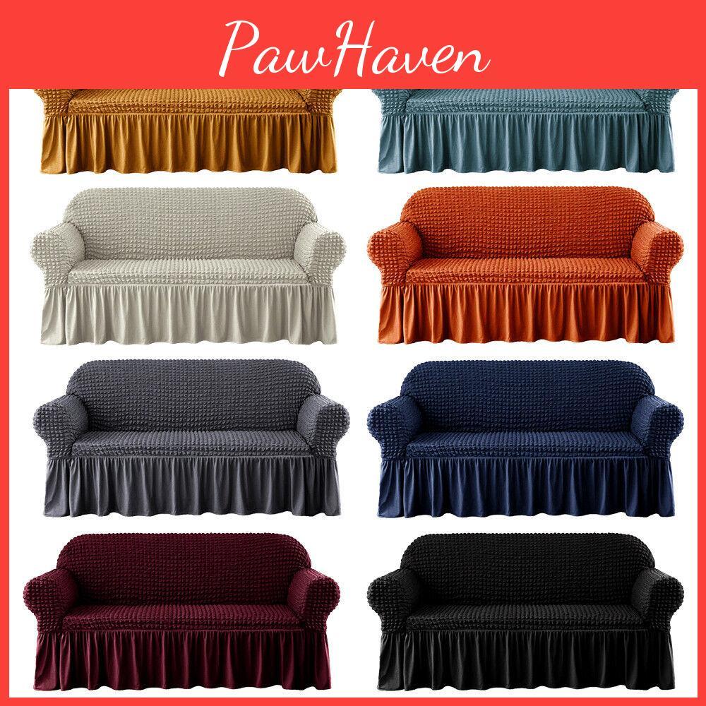 3D Blasen Gitter Sofabezug Umfassender Schutz mit Anti-Rutsch-Design