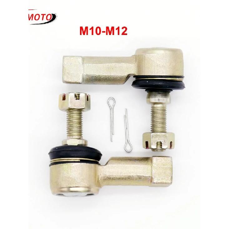 1 Paar M10-M12 Spurstangenkopf-Kit Kugelgelenke Passend für Quad ATV Adly Her Chee Rs 50 LC Honda Quad TRX 250R 300X 400EX 450ER Brute