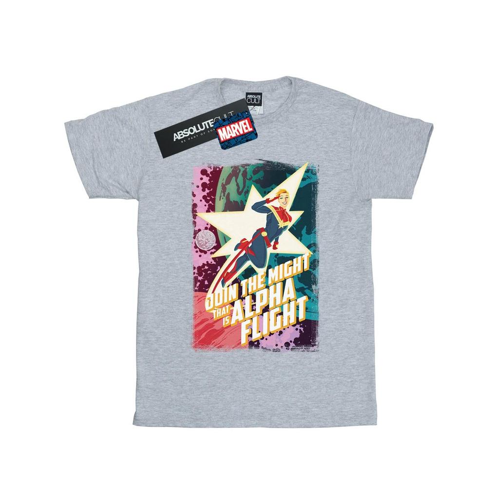 Marvel Mens Captain Marvel Alpha Flight T-Shirt
