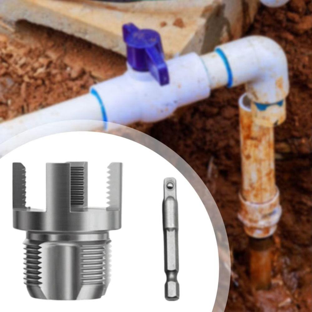 Multi-Use Pipe Threader 1 Inch Universal Thread Tool Efficient Pipe Tapping Tool Thread Cutting
