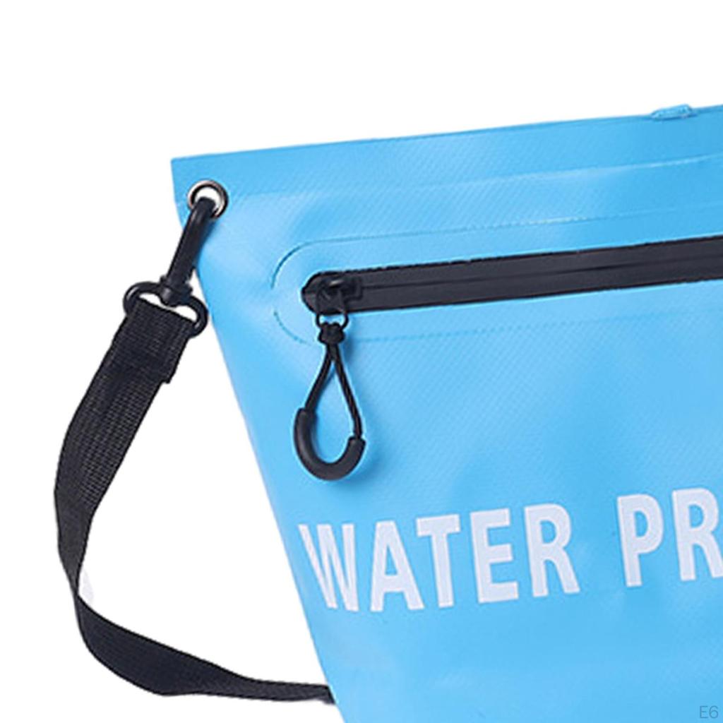 Dry Bag, Waterproof Tote Bag with Handle, Shoulder for Water Sports, Fishing, Swimming,