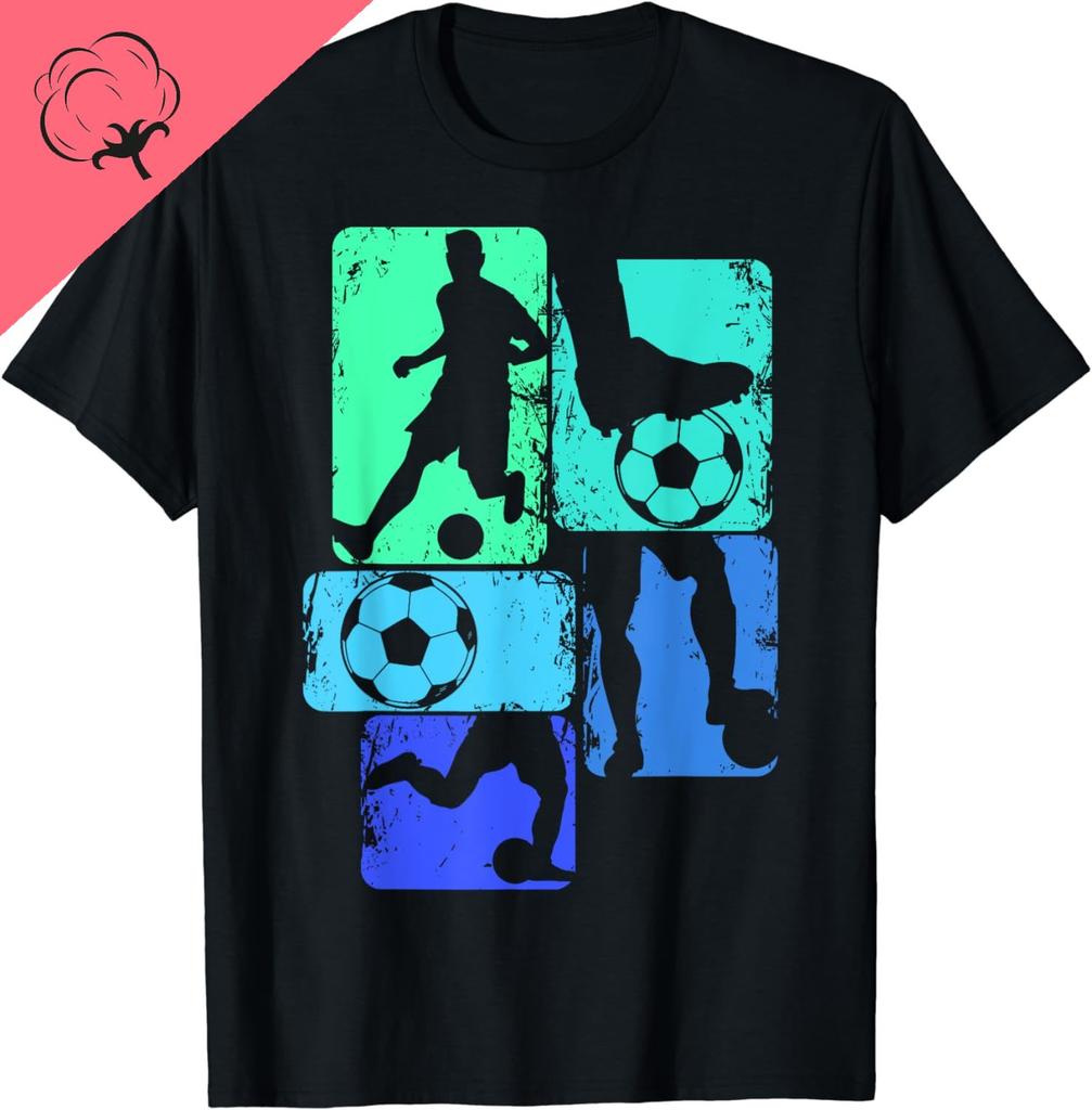 Soccer Player Boys Kids Youth Men TShirt Funny Cotton Men Clothing Tops Graphic T Shirts Vintage T Shirt Camisas