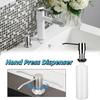 Brushed Nickel Built-in Soap Dispenser Hand Press Head Hand Press Dispenser  Kitchen Use