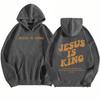 Jesus Is A Hoodie Christian Faith Sweatshirt Jesus Saves Men Woman Tarajuku Pullover Top Costume