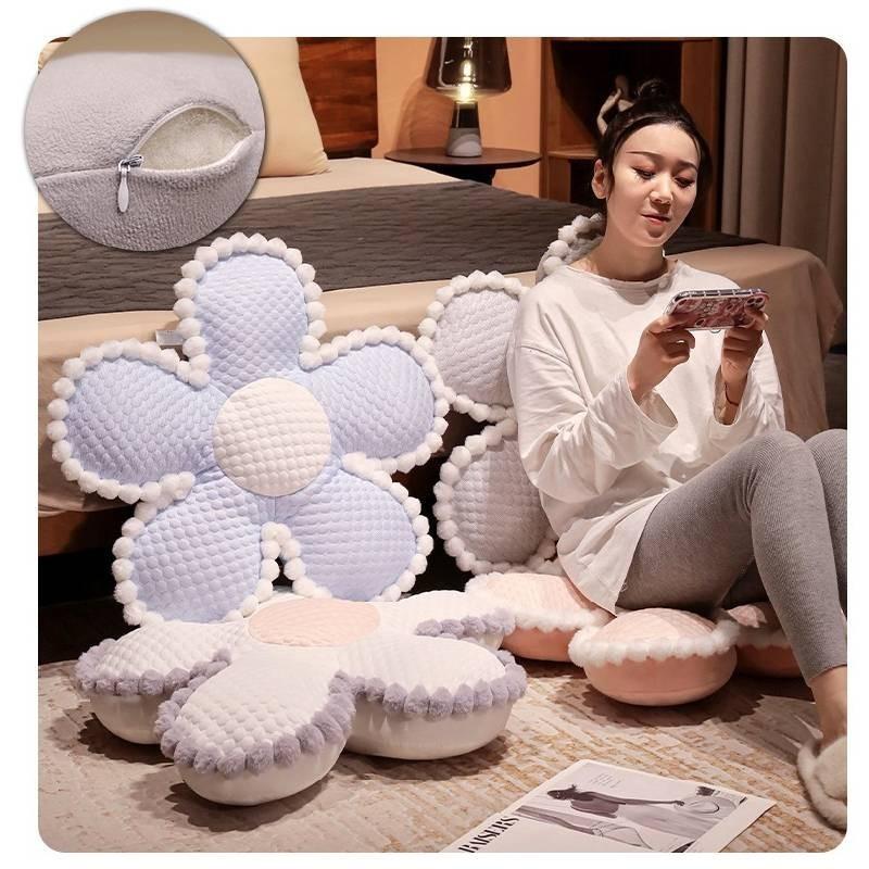 Gemütliches Plüsch-Blumenkissen Perfekt Für Wohnheime Und Heimdekoration Geschenk