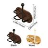 2 Pieces Practical Wall Mounted Hair Tie Storage Rack Rust-proof Waterproof Comb Holder Iron Retro Hair Tie Hook Vanity