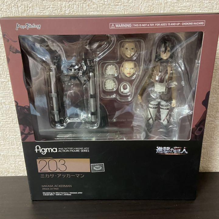 

[USED] figma Attack on Titan Mikasa Ackerman (second shipment)