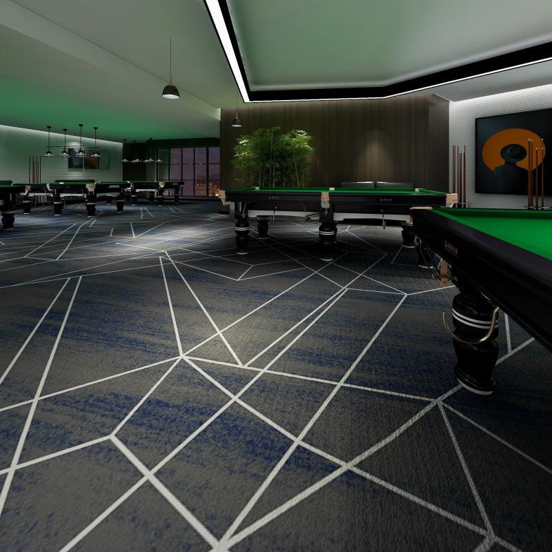 Billiard & Table Tennis Room Carpet - Full Coverage, Wear-Resistant, Flame Retardant, Soundproof
