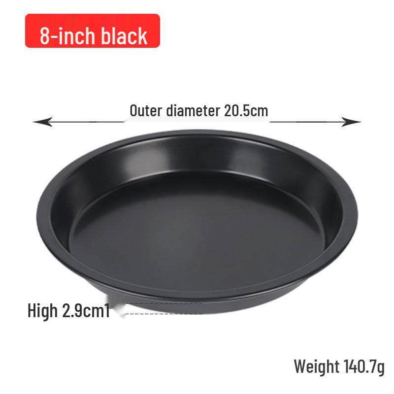 Pizza & Cake Pan Set: 6/7/8/9/10-Inch Oven-Safe Baking Molds for Home Use