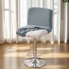 Solid Color Low Back Chair Cover  for Hotel Restaurant Bar Counter Kitchen