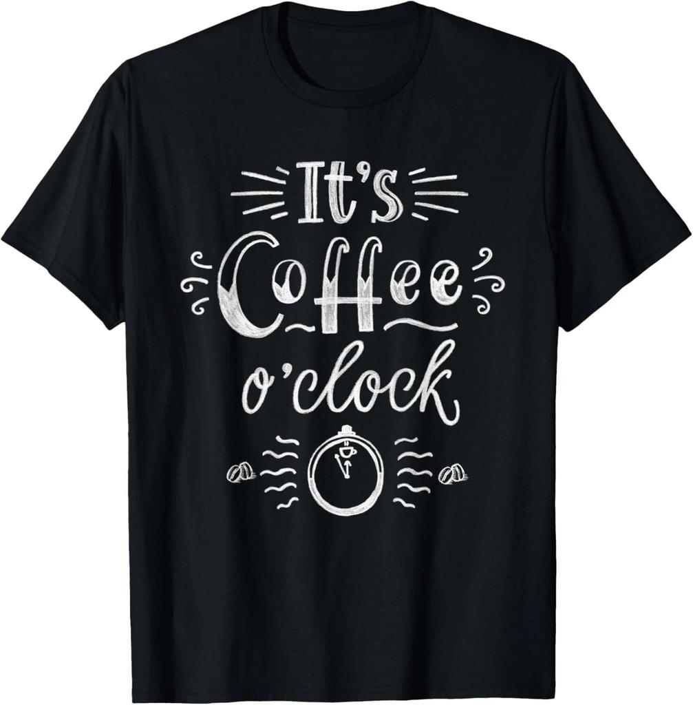 Es ist Kaffeezeit T-Shirt Lustiges Kaffee T-Shirt Glück T-Shirt
