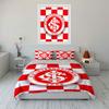 Red and White S.C. Internacional Bedding Bedding Duvet Cover Set Duvet Cover Pillowcases  (1 * Duvet Cover 2 * Pillowcases, without duvet insert)