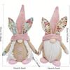 Easter Bunny & Rudolph Gnome Decor – Faceless Doll Ornaments for Festive Celebrations