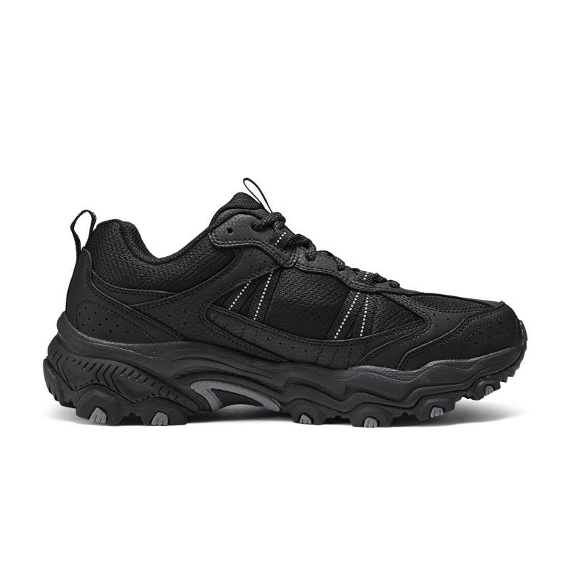 Skechers Yunye Black Warrior Men Low Functional Outdoor Shoes Black 237527-BBK