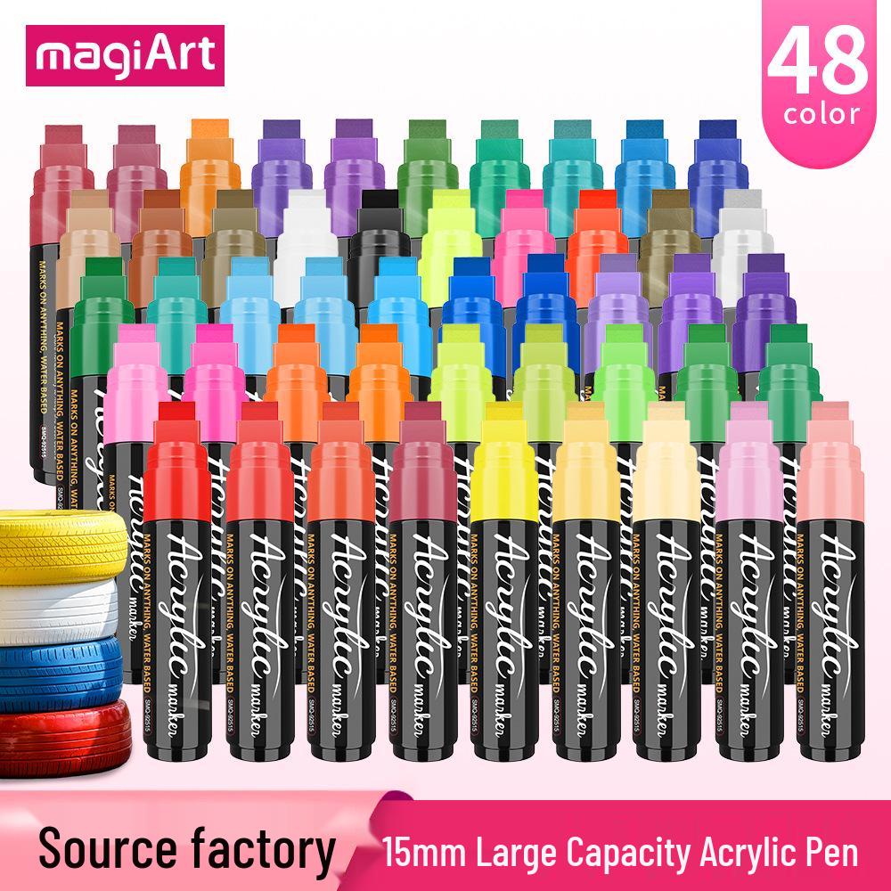 Somichi 15mm Large Tip Acrylic Graffiti Marker - Opaque & Stackable