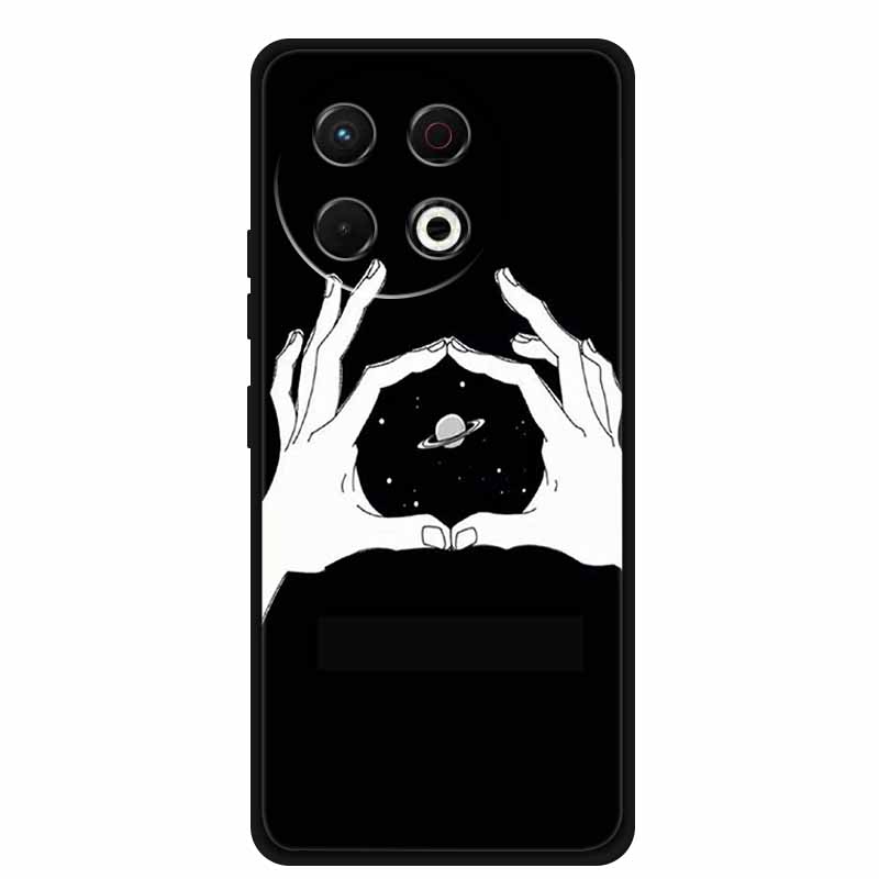 For Tecno Spark 30 Pro Phone Case 30Pro Coque Black Silicone Soft Back Cover Case For Tecno Spark30 Pro 4G Case Protective Shell