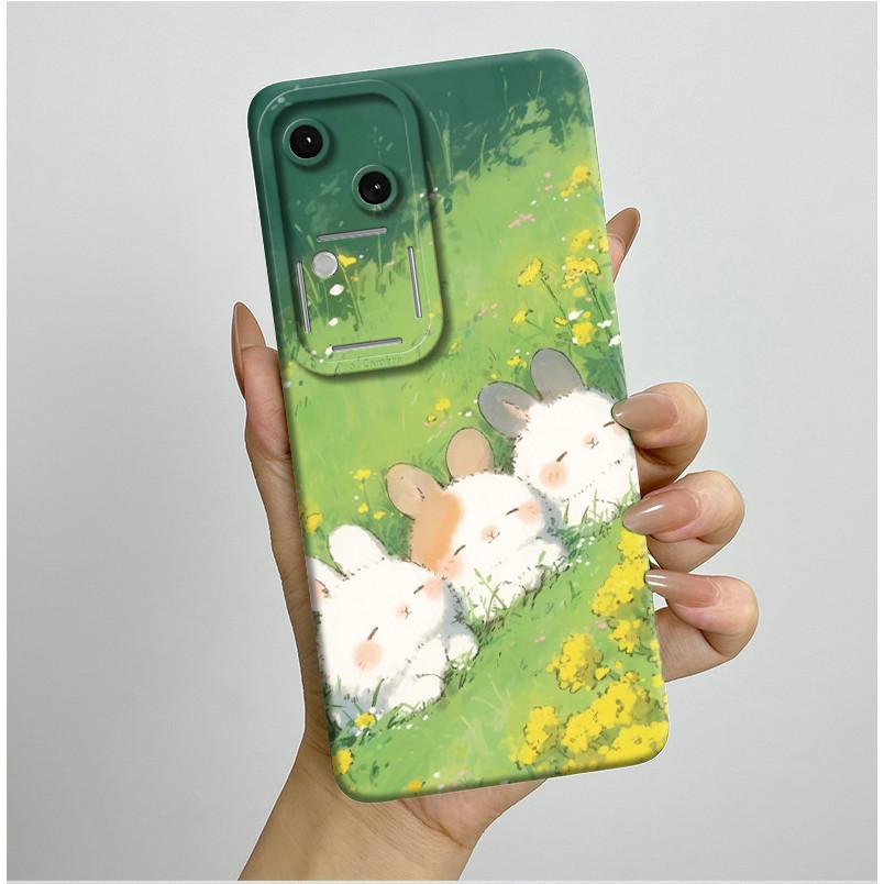For Vivo V30 V2318 Casing Liquid Soft Silicone Aesthetic Luxury Cover Full Protective Shell For Vivo V 30 V30 Pro 5G Phone Case
