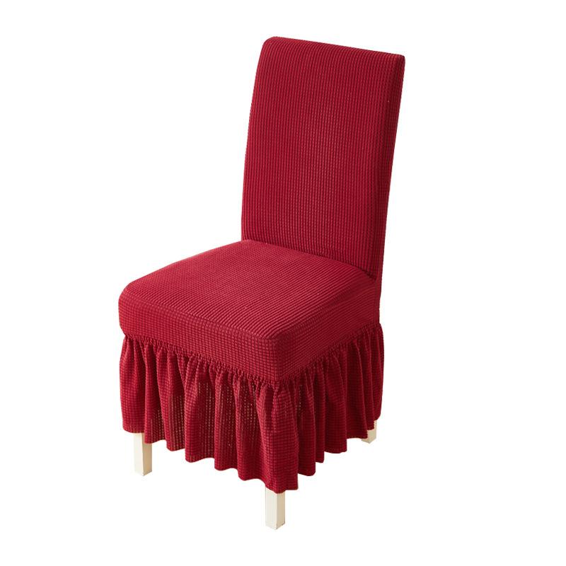Dining Table, Chair Cover, New Long Dress, All-Season Elastic One-Piece Chair Cover, Home Hotel Chair Stool Cover
