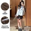 Women Maillard Style High Waist A-Line Pleated Skirt Anti-Chafing Lined Mini Skirt Casual JK Skirt For Spring Summer Autumn