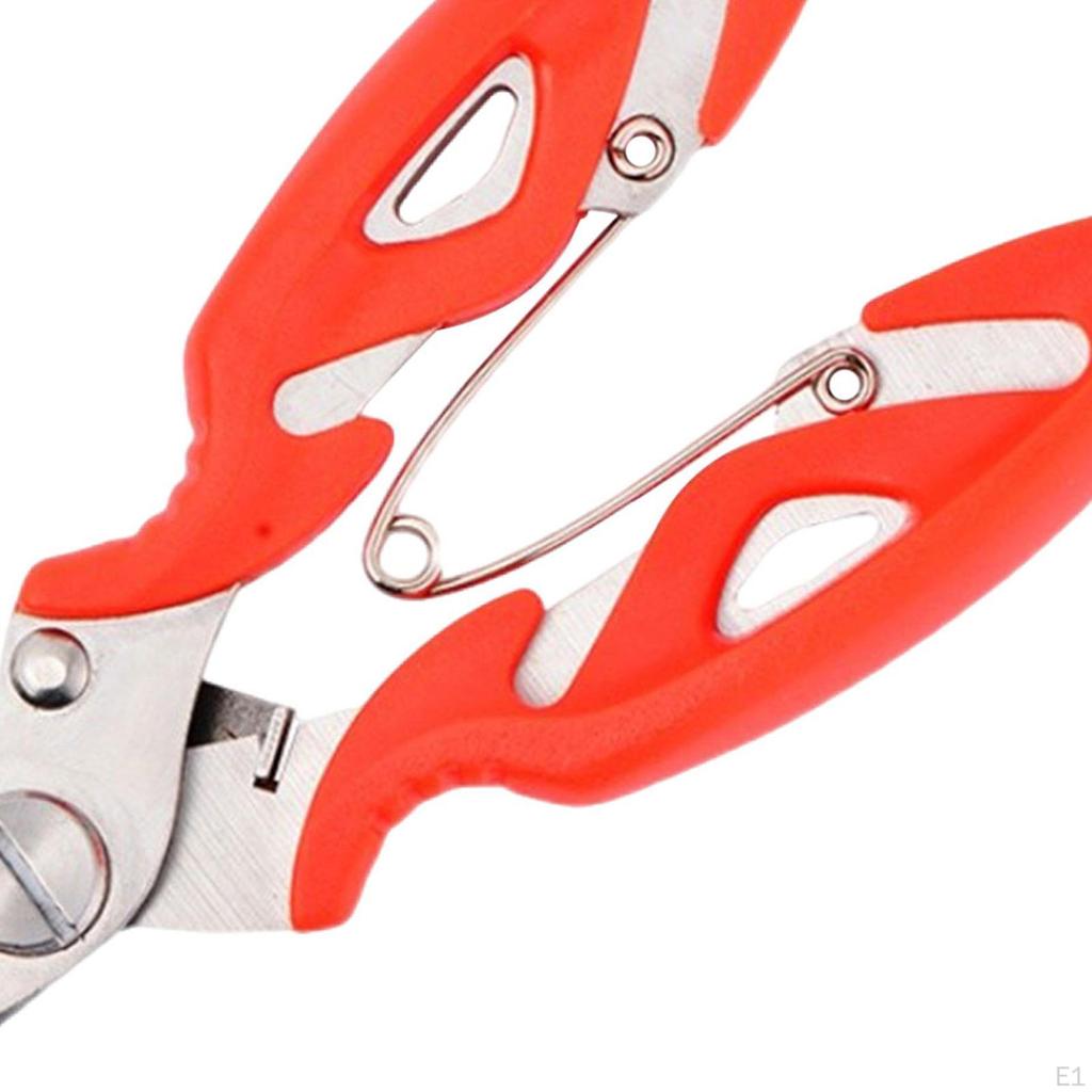Fishing Pliers Gripper Comfortable Handle, Portable Lines Cutter, Gear Lightweight