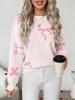 2025 New Sweet Style Bow Jacquard Autumn/Winter Sweater