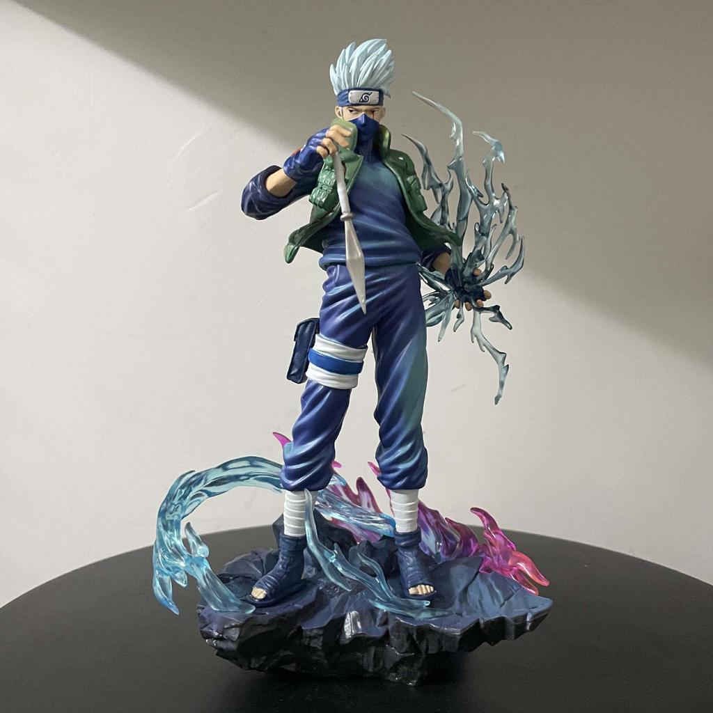 Naruto Anime Hatake Kakashi 2.0 Version PVC Action Figure Collectible Model Statue Limited Edition Cool 23cm Toys Gifts for Fans