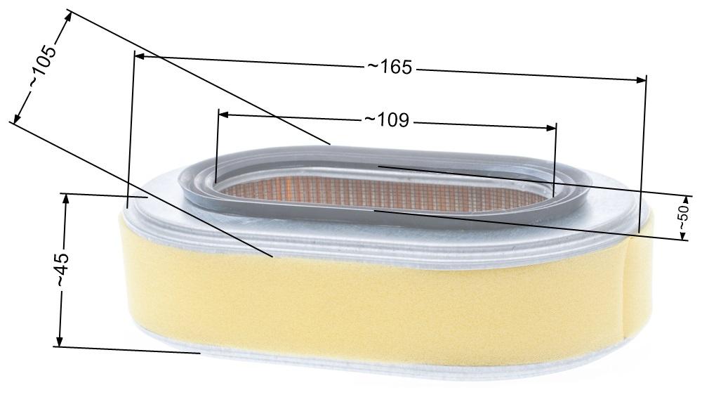 

Air Filter Honda Gx360K1 8R02-12