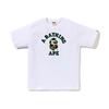 A BATHING APE ® Abc Camo College T shirt 0ZXTEM005101O