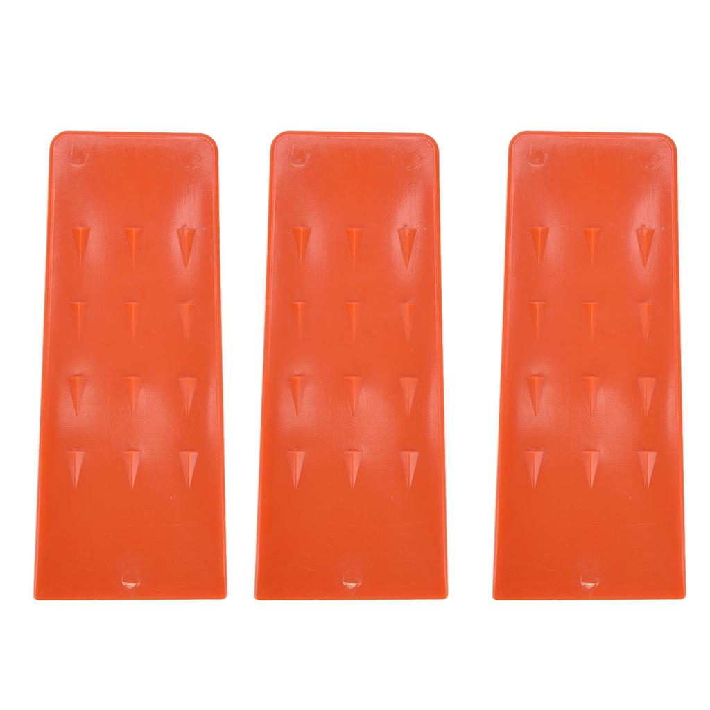 3 cuñas de tala de 8 pulgadas con púas de plástico, herramientas de tala seguras para motosierras y corte de árboles