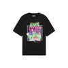 Li Ning T Shirts Men's Black Crew Neck Moderate Straight Fit AHSS381-2
