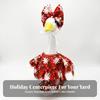Seasonal Porch Goose Costume Decorative Outfit 23-Inch Decor