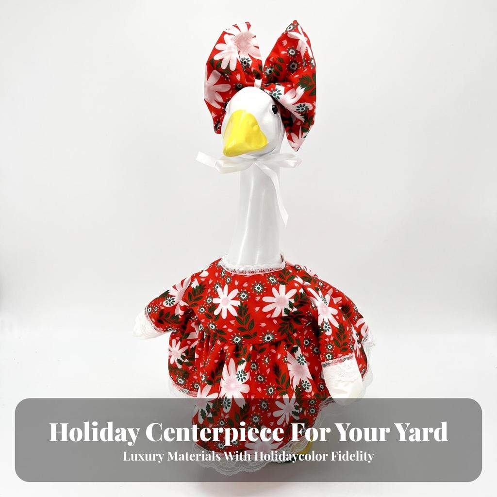 Seasonal Porch Goose Costume Decorative Outfit 23-Inch Decor