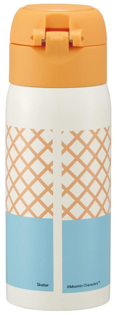 Skater Vacuum Double Structure Direct Drinking Stainless Steel Mug Bottle One Touch Open 350ml Moomin Colorful 350ml Vacuum Double Structure Direct