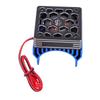 RC Cooling Fan with Heatsink Metal Cover Blue 28000rpm 40mm Motor Fan for 1 8 1 10 RC Car