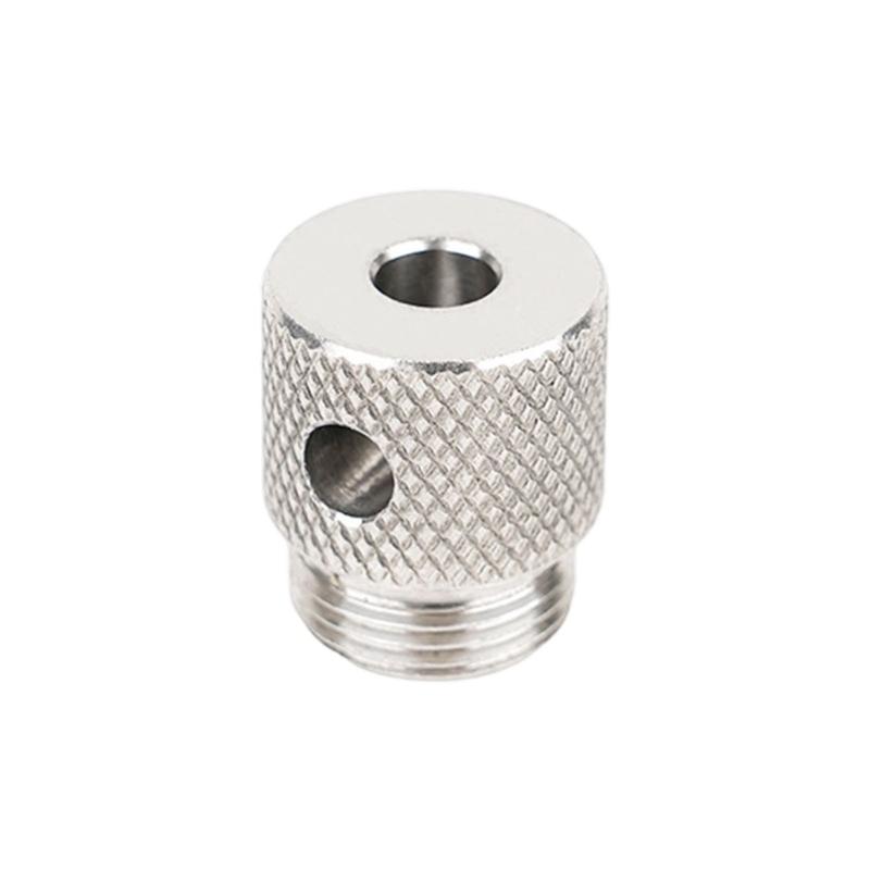 4 Piece Step Drill Sleeve Kit for Aluminum Extrusions M20 Threaded 6mm 8mm 10mm 14mm Holes 7mm Quick Release Design