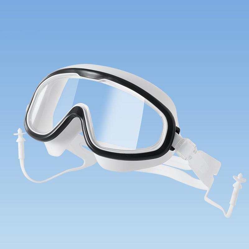 Children Swim Goggles Child Swim Goggles Anti-Fog 180 Degree Goggles Clear View Kids Snorkel Gear PC Lenses Goggles For Youth