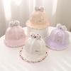 Spring Duckbill Baby Hat: Cute Lace Wide-Brimmed Sunshade for Girls - Korean Style Sun Protection