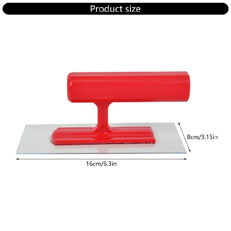 Spatola per Intonaco in Plastica Spatola Addensata per Intonacatura Pareti Portatile Lavoratori Spatola per Pavimenti e Cartongesso Strumento a Mano