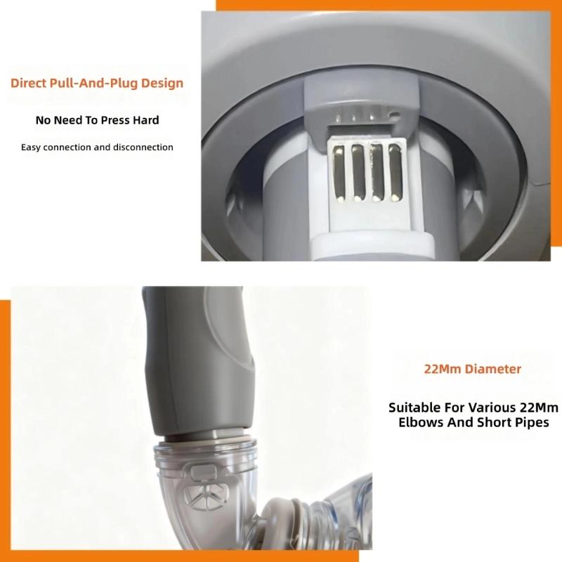 2meter Hose Humidifier Compatible Tubing Plastic Texture for 11 Series Stable Humidified Airflow and Quiet Operation