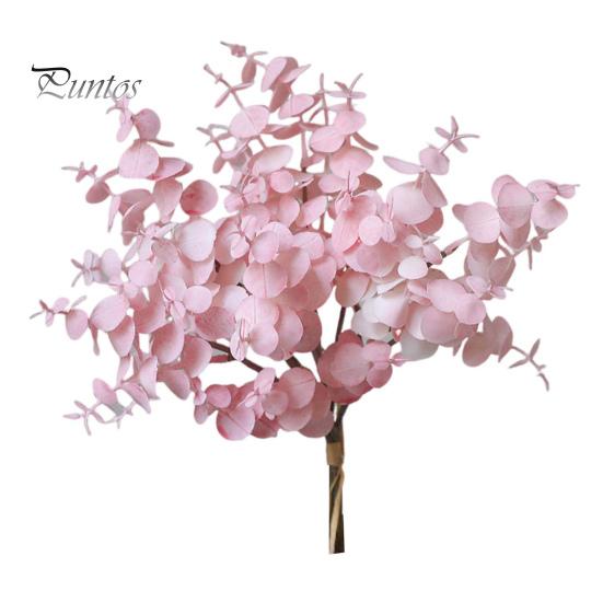 

15,7-дюймовые искусственные листья эвкалипта, стебли, искусственные листья эвкалипта, ветки, цветные имитационные листья для домашнего декора, вечеринки, свадьбы розовый