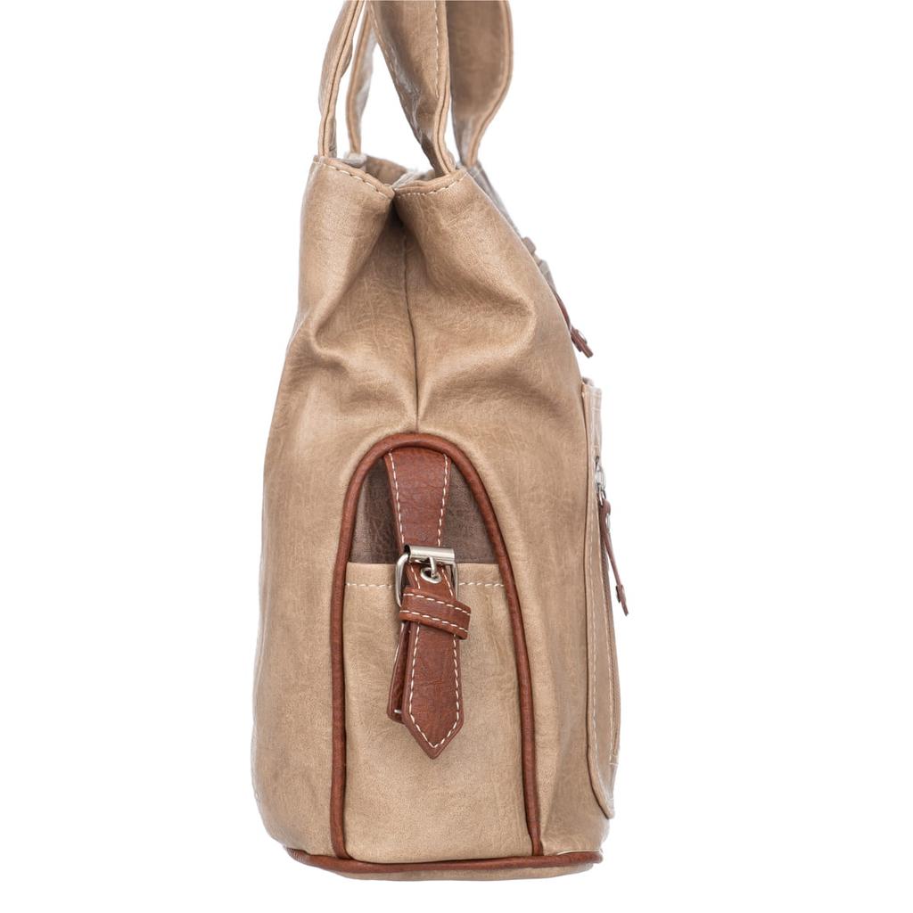 Vezze Boria Oro Ruda Leather Handbag