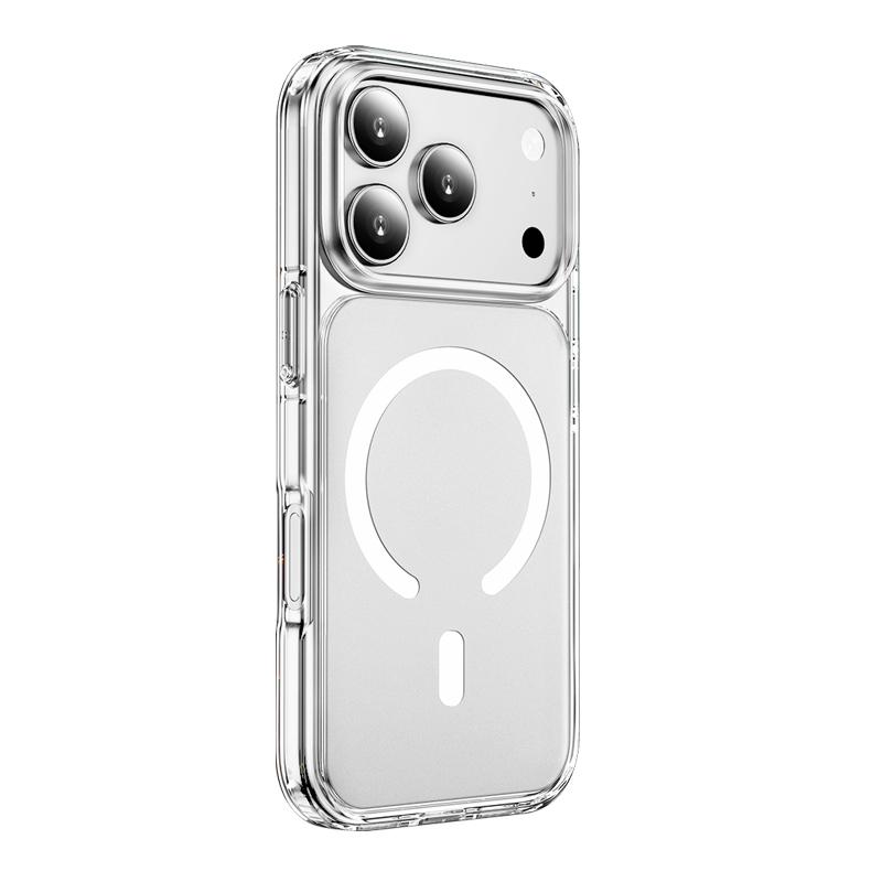 Custodia Magnetica Premium Opaca Antiurto per IPhone 17 Air 16 15 14 Plus Pro Max Copertura Corazza Robusta con Sensazione di Pelle