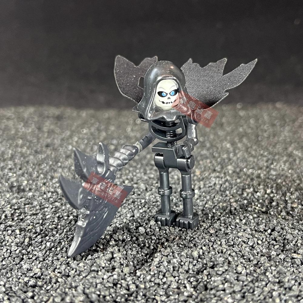 Ny Halloween Skrekkfilm Skjelett Helt Byggeklosser Modell Klosser mini Actionleketøysfigurer Leketøy gave til barn