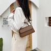 Women's Vintage Single Shoulder Bag Solid Color Casual Messenger Bag Elegant Versatile Handbag