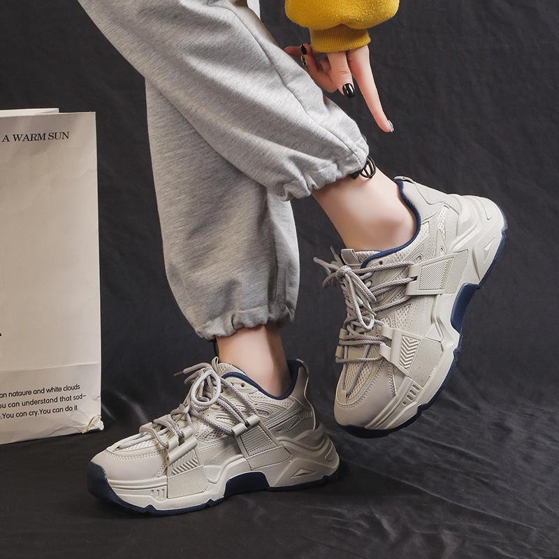 Couple Dad Shoes 2025 Summer New Dad Shoes Women's Shoes Platform Heightening Shoes Casual Women's Shoes Sports Shoes
