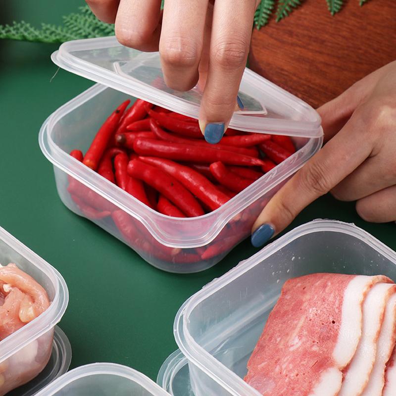 

650 мл контейнер для пищевых продуктов морозильник отсек для замороженного мяса коробка для хранения замороженных пищевых продуктов маленькая коробка для консервации разделительная коробка