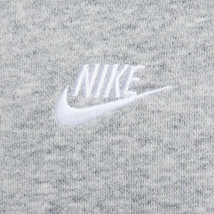 Nike Club Zip-up Terry Hooded Top 'Dark Grey Heather Light Smoke Grey White' Men's FN3885-063